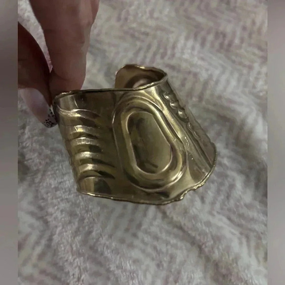 Vintage Brass Bracelet - Picture 2 of 2